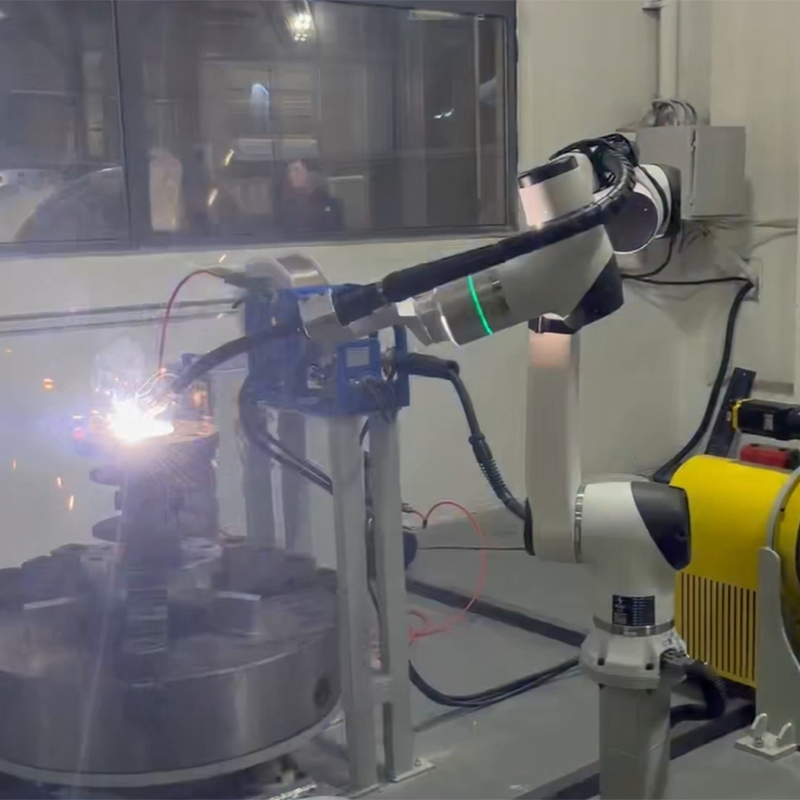 Lightweight 6 Axis Welding Collaborative Robot 5kg Load with Welding Machine for Precision Component Light Welding