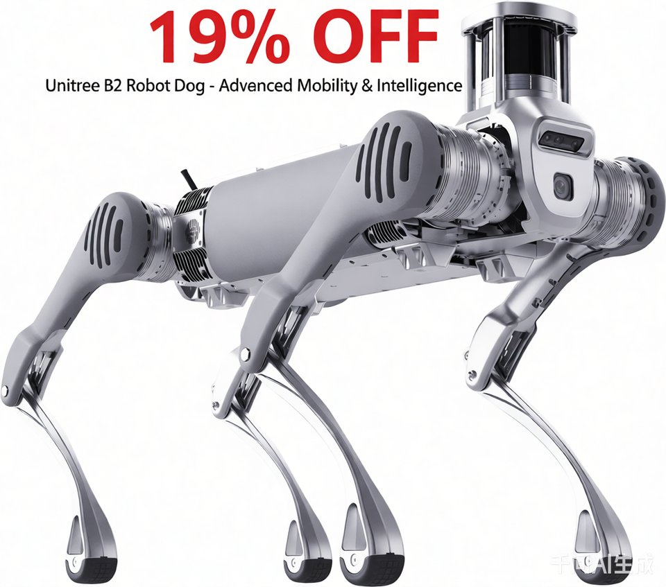 Unitree B2 Industrial-Grade Robot Dog Fire Inspection Industry Robot Dog