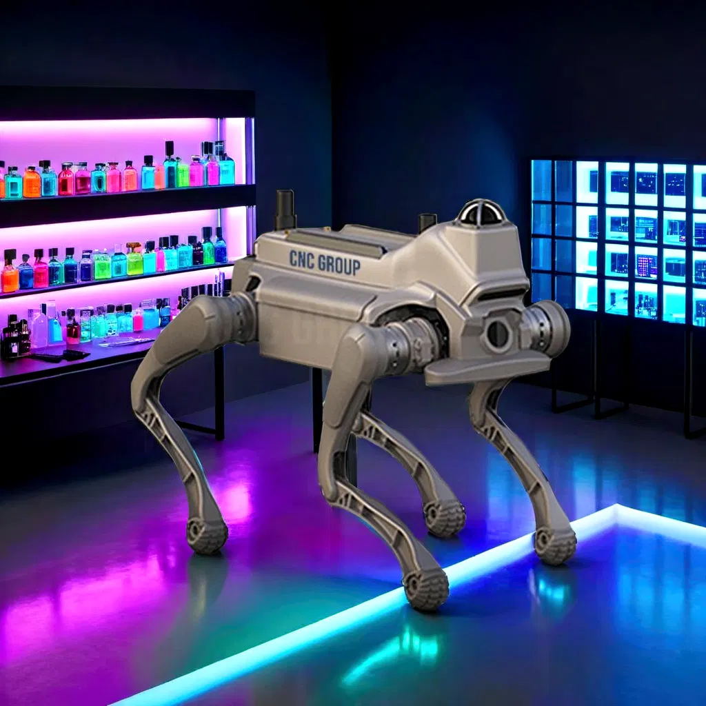 Stock Appearance 4-Legged Design Artificial Intelligence Walking Humanoid Quadruped Robot Dog