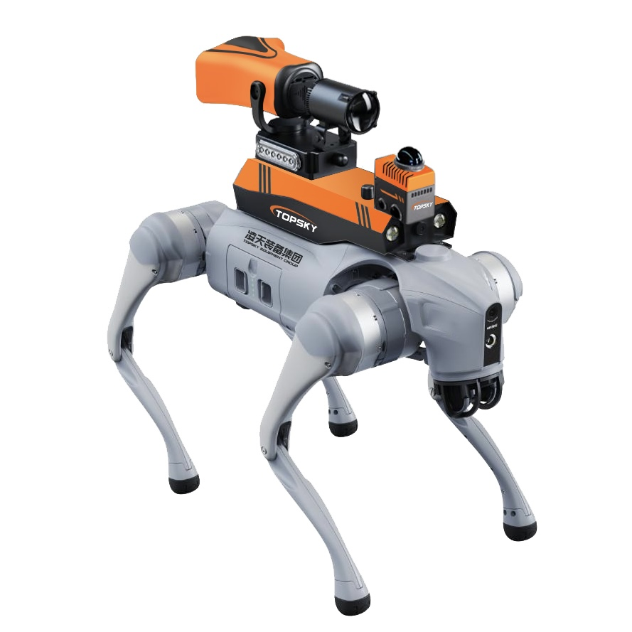 Multi Functional Use Fire Rescue Reconnaissance Quadruped Robot Long Endurance Operation
