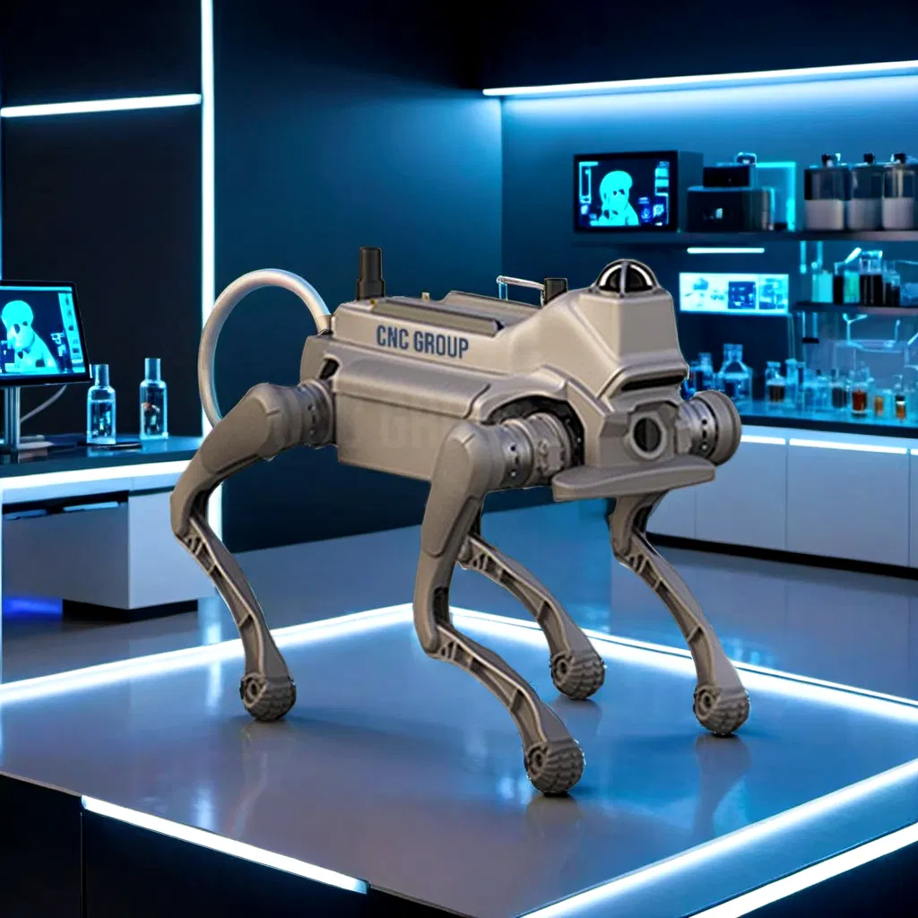 Stock Appearance 4-Legged Design Artificial Intelligence Walking Humanoid Quadruped Robot Dog