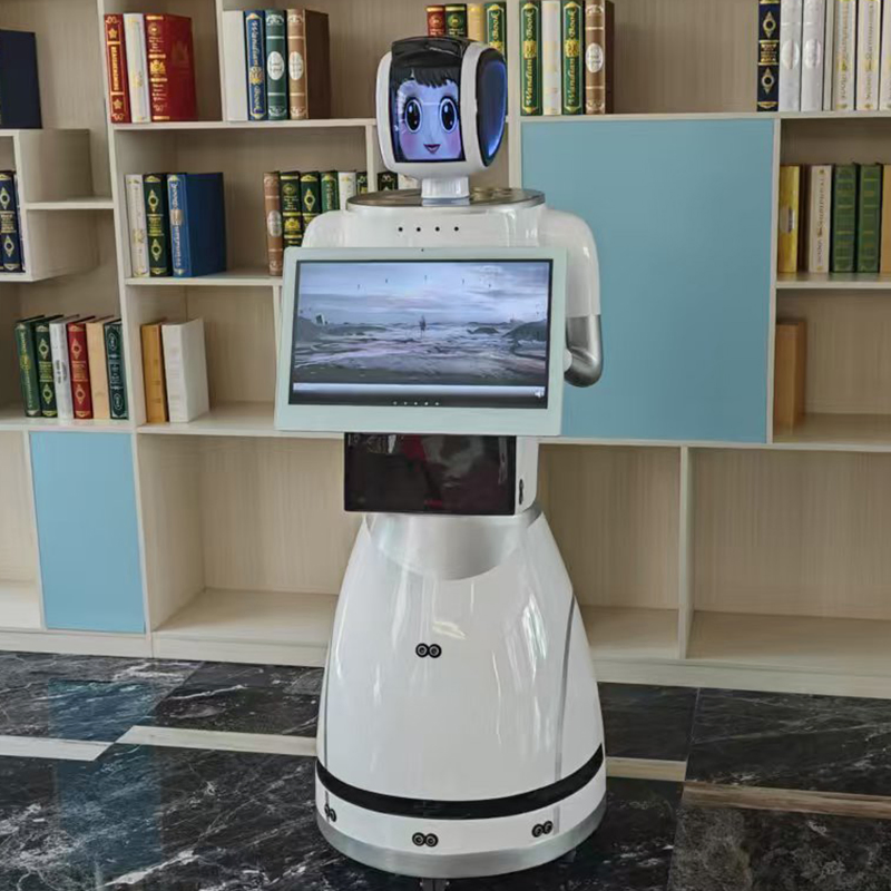 Indoor Positioning System Interactive Exhibit Highlighting Museum Tour Guide Robot