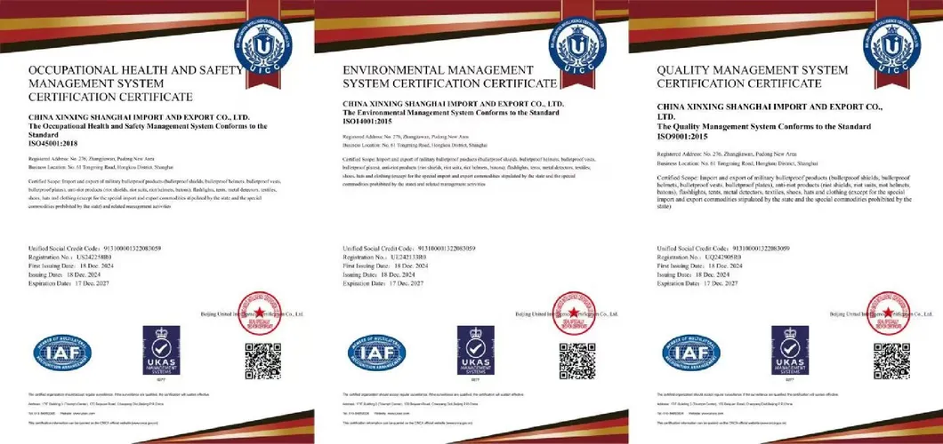 Certificates