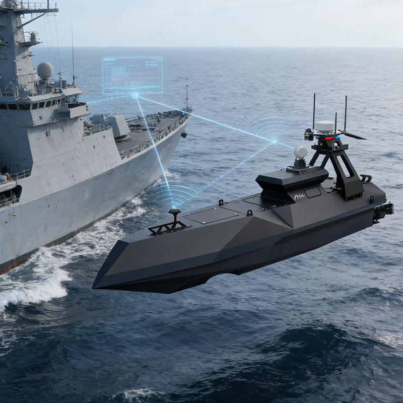 Innovative Ocean Data Acquisition System for Advanced Scientific Research Unmanned Vessel