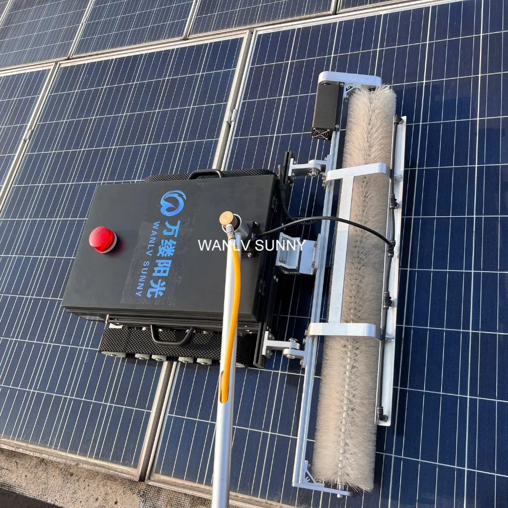Lightweight Automatic Solar Panel Cleaning Robot for Distributed Photovoltaic Power Station