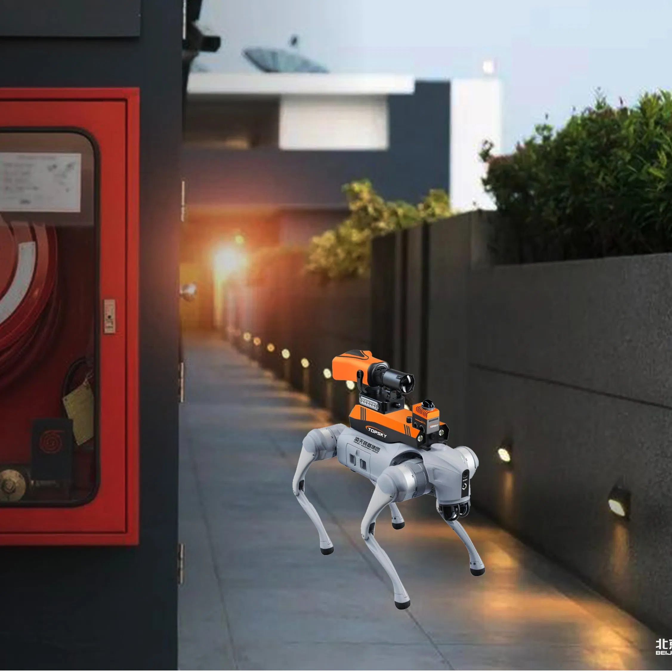 Multi Functional Use Fire Rescue Reconnaissance Quadruped Robot Long Endurance Operation