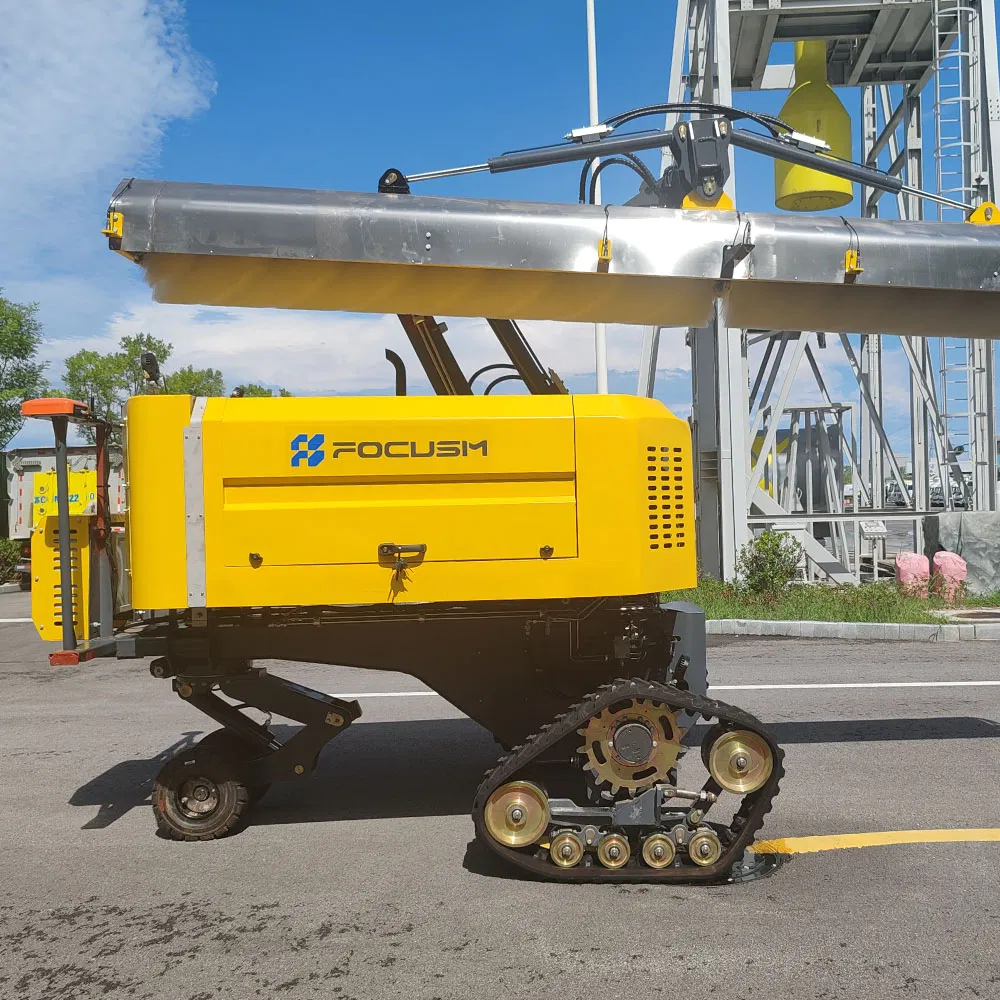 Lightweight Utility-Scale PV Intelligent Cleaning Brush Robot