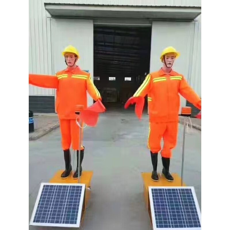 Road Safety Robot with Waterproof Design for Enhanced Traffic Guidance