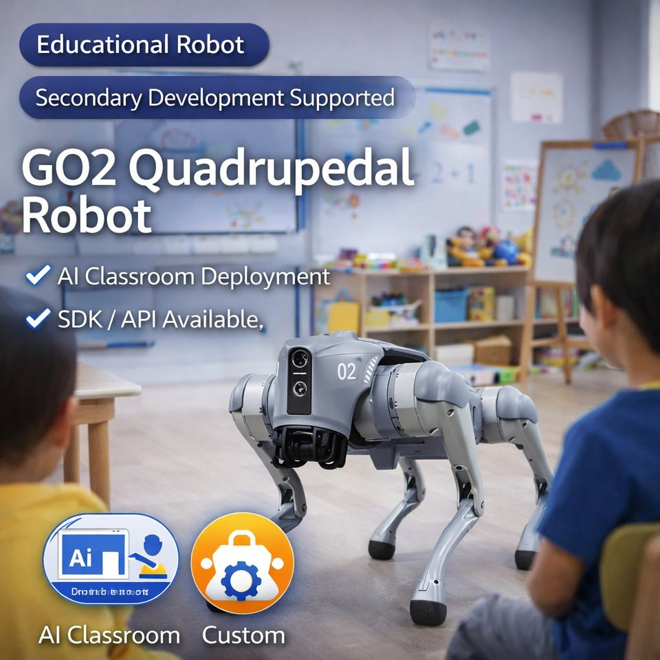 Unitree Go2 Quadruped Robotics for Adults Embodied Ai