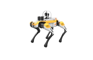 Electricity inspection quadruped robot dog (puppy + self-organizing network + laser navigation + industrial control computer + dual optical pan-tilt)