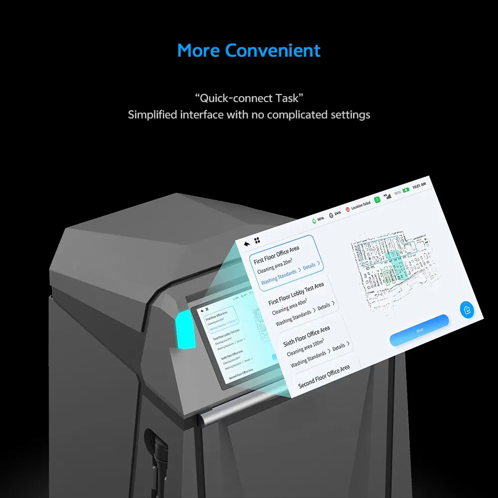 Designed for Indoor Cleaning, Intelligent Obstacle Recognition Corner Cleaning Robot