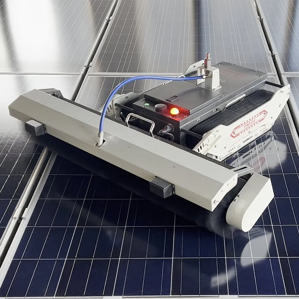 F-D1000 Waterproof Dustproof Track-Type Remote Control Solar Photovoltaic Panel Module Cleaning Robot