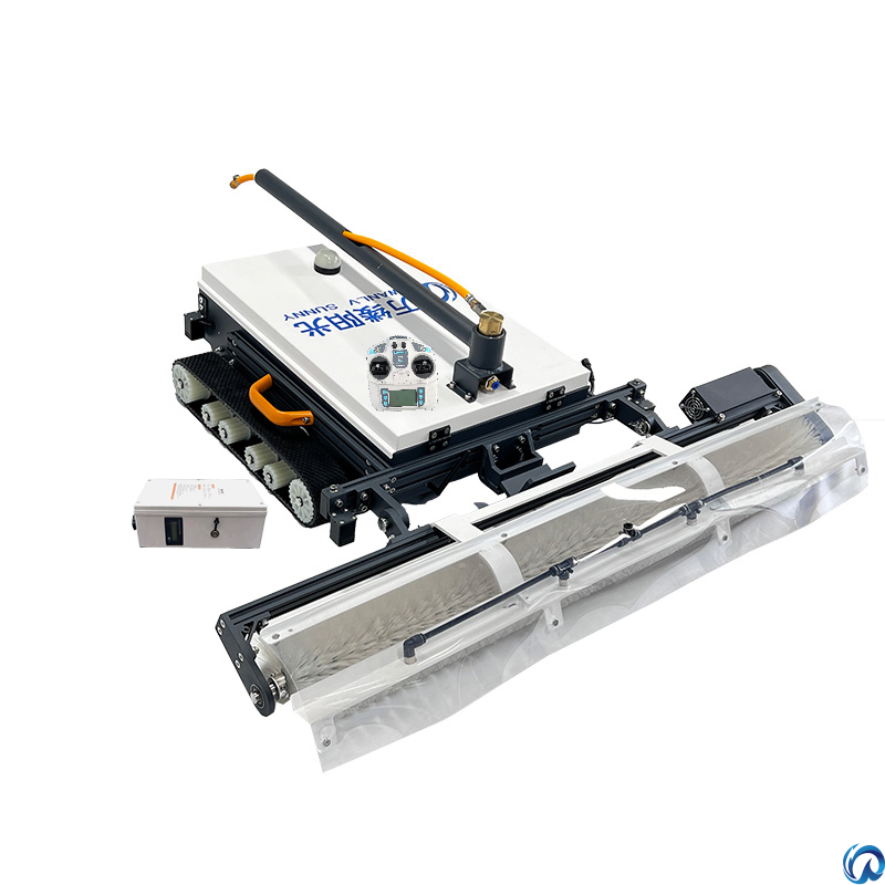 Lightweight Automatic Solar Panel Cleaning Robot for Distributed Photovoltaic Power Station