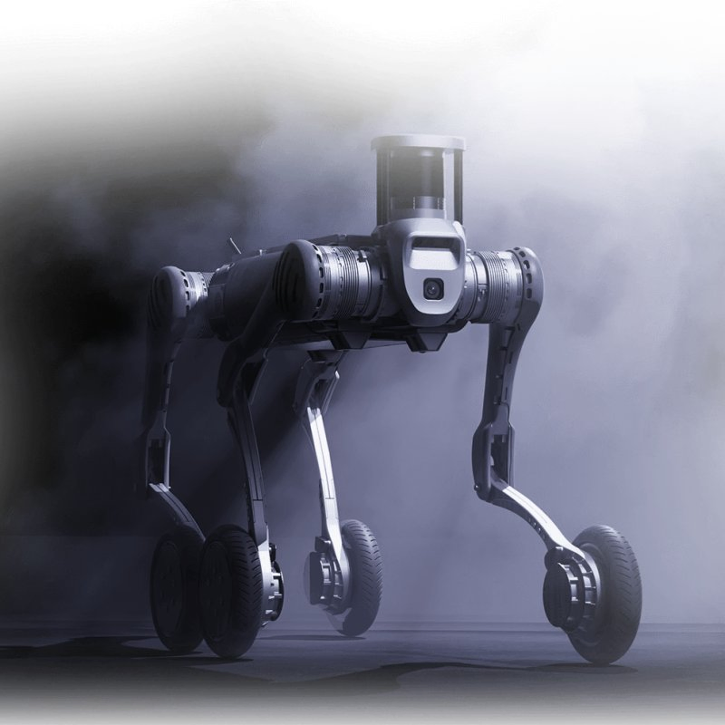 Unitree B2-W Industrial Robot Dog 100kg Payload All-Terrain Navigation IP67 Waterproof