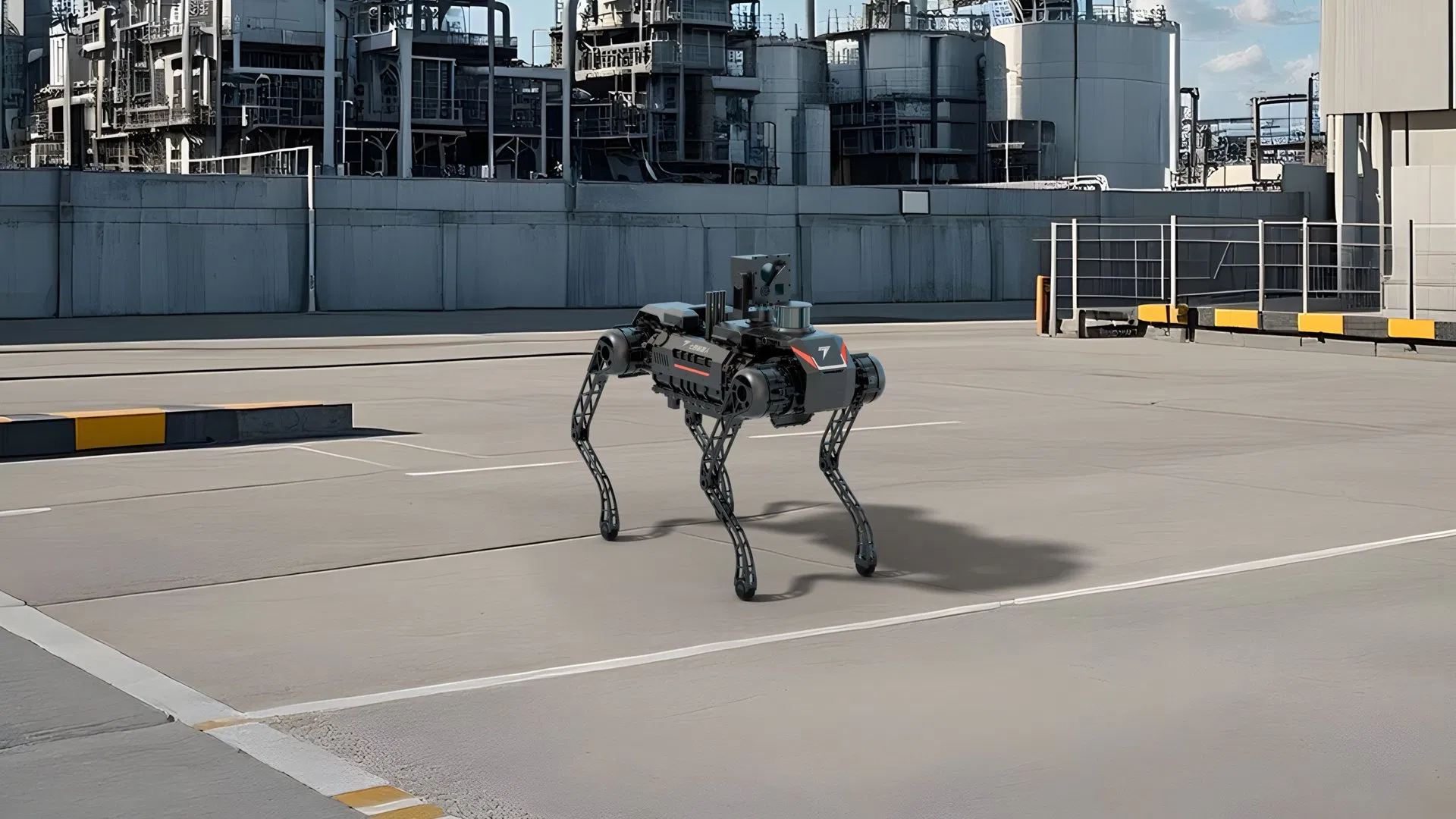 Reliable Tactical Quadruped Robot Designed for Explosive Scenarios