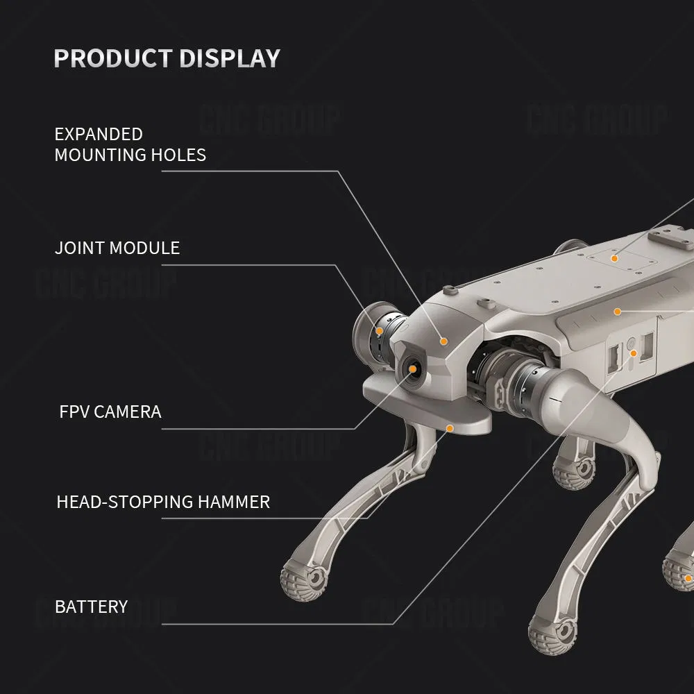 Professional Security Guard Robot Dog Industrial Automation with Full Body Motion Control