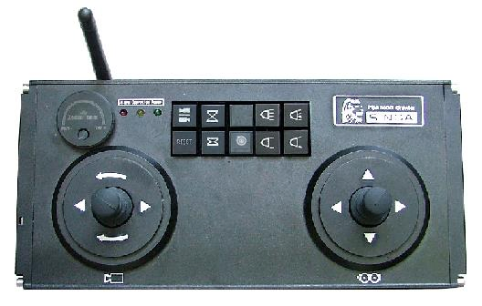 12 Inch Screen Pan Tilt 120m Cable Pipe Inspection Crawler Robot with 90mm Camera Lens, Waterproof IP68