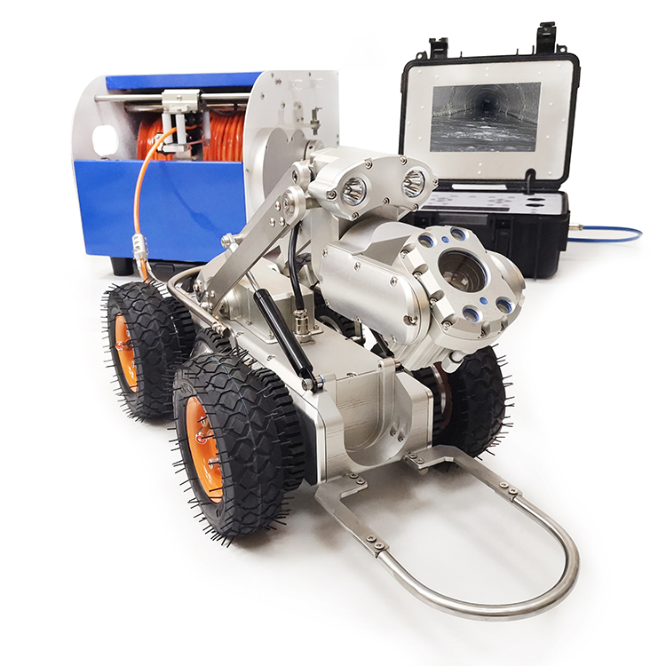 Factory Direct Sale Waterproof IP68 Pipe Inspection Camera Pipelines Sewer Crawler Robot
