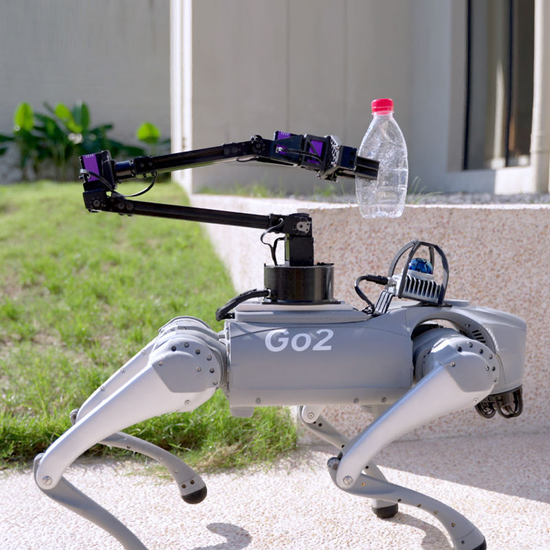 Unitree Go2-W Industrial Robot: 3kg Payload with 3D Lidar &amp; Depth Camera, All-Terrain Autonomous Patrol and Inspection Platform