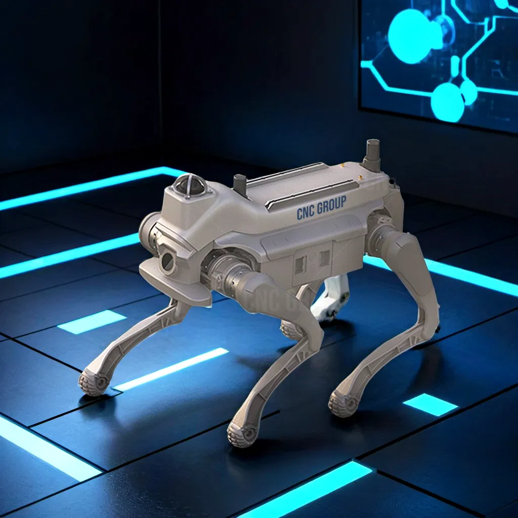Stock Appearance 4-Legged Design Artificial Intelligence Walking Humanoid Quadruped Robot Dog
