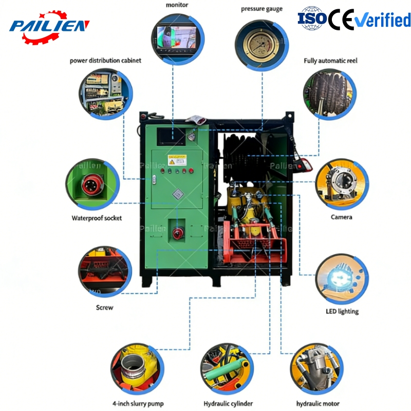 IP68 Waterproof Dredging Robot with Remote Monitoring for Sewage Tanks, Chemical Plant, and Coal Mine Applications