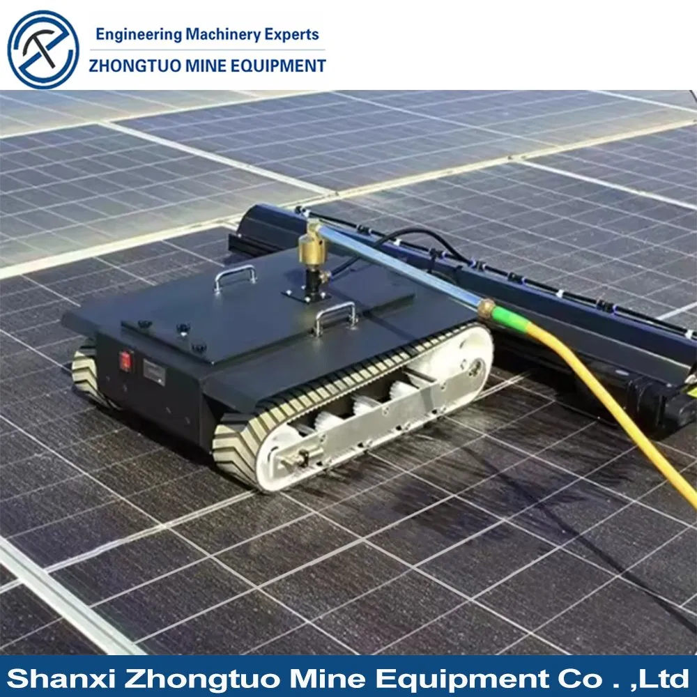Night-Operable and Waterproof Solar Panel Cleaning Robot for Harsh Environments