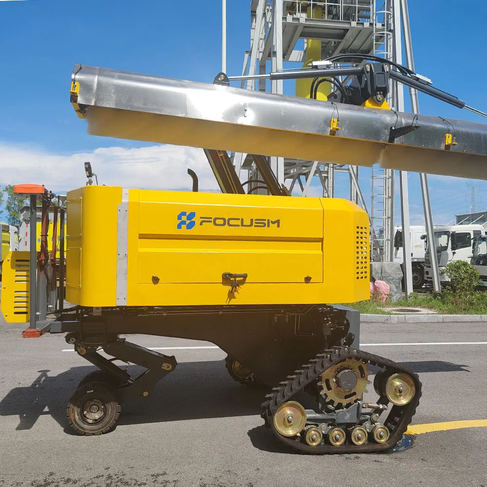 Lightweight Utility-Scale PV Intelligent Cleaning Brush Robot