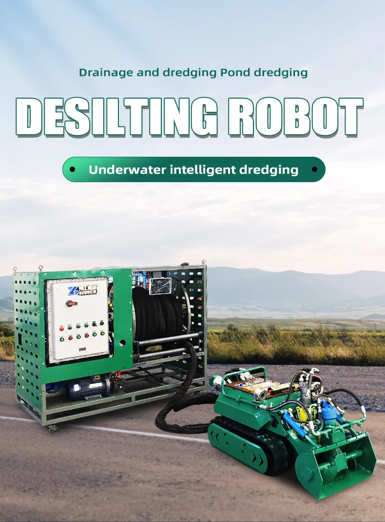 Desilting Robot Operation