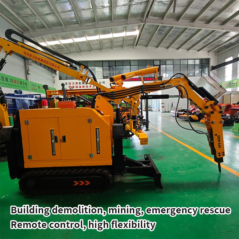 Indoor Concrete Demolition Mine Robot Demolition Silent Narrow Space Operations