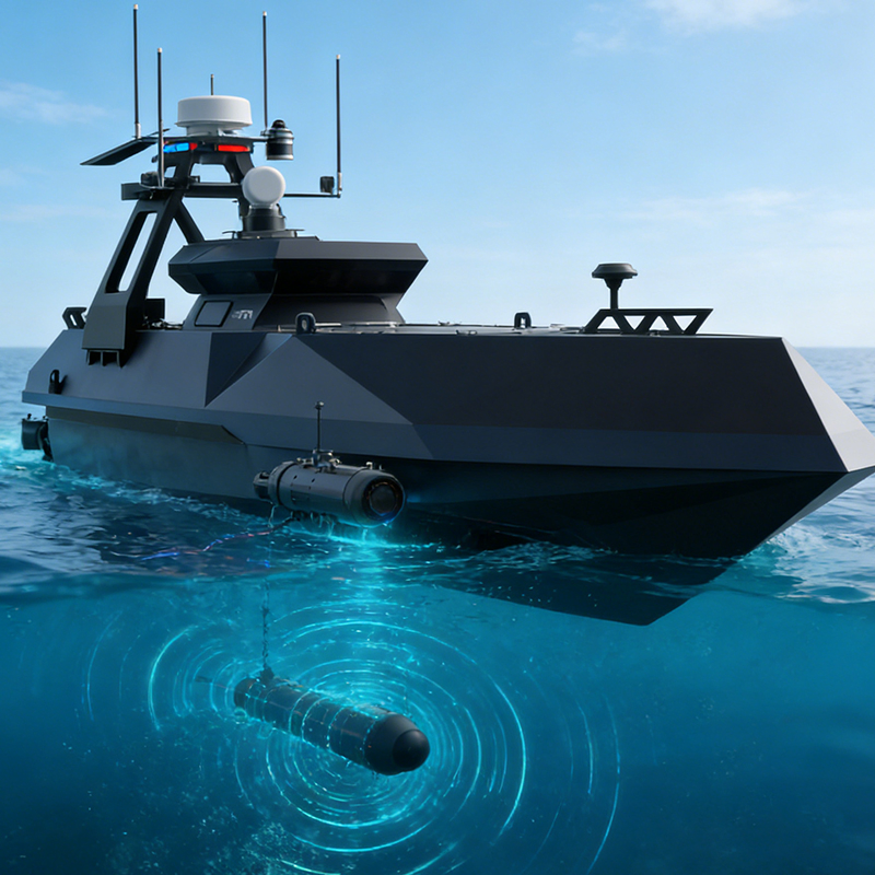 Innovative Ocean Data Acquisition System for Advanced Scientific Research Unmanned Vessel