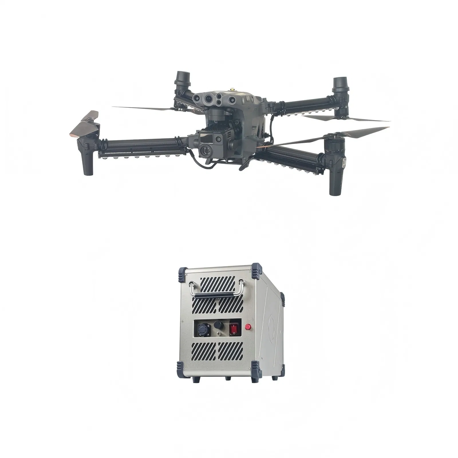 Latest Research and Development of Tethered Unmanned Aerial Vehicles, Suitable for High-Rise Firefighting, Model: G35-M30-55m