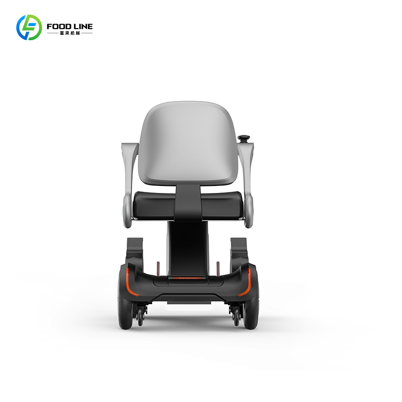 Foldable Lightweight Carbon Fiber Structure Remote Control Assisted Walking Wheelchair Robot