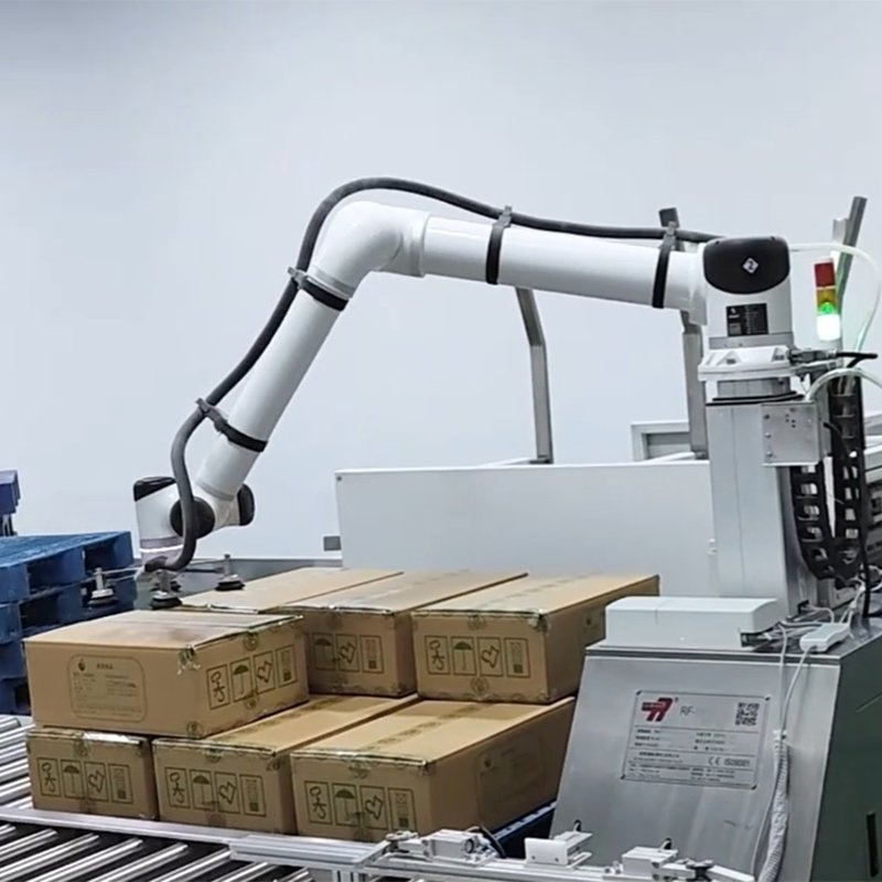 Lightweight Collaborative Palletizing Robot Huayan S30 Small-Space Multi-Layer Stable Finished Product Box Stacking Manipulator