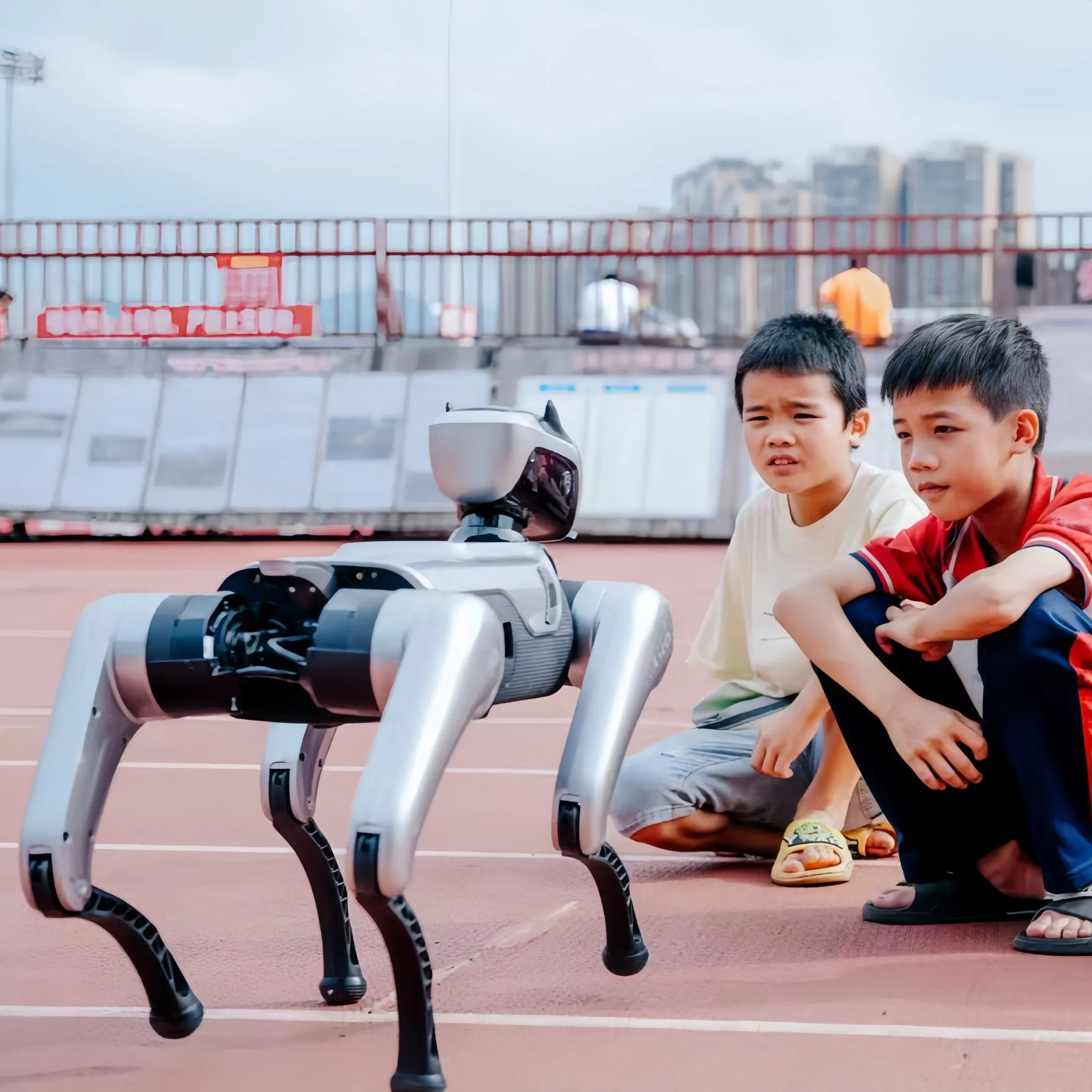 Remote Control Fast Charge Android Voice Control Four-Legged Programmable Robot Dog