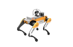 Electricity inspection quadruped robot dog (puppy + self-organizing network + laser navigation + industrial control computer + dual optical pan-tilt)