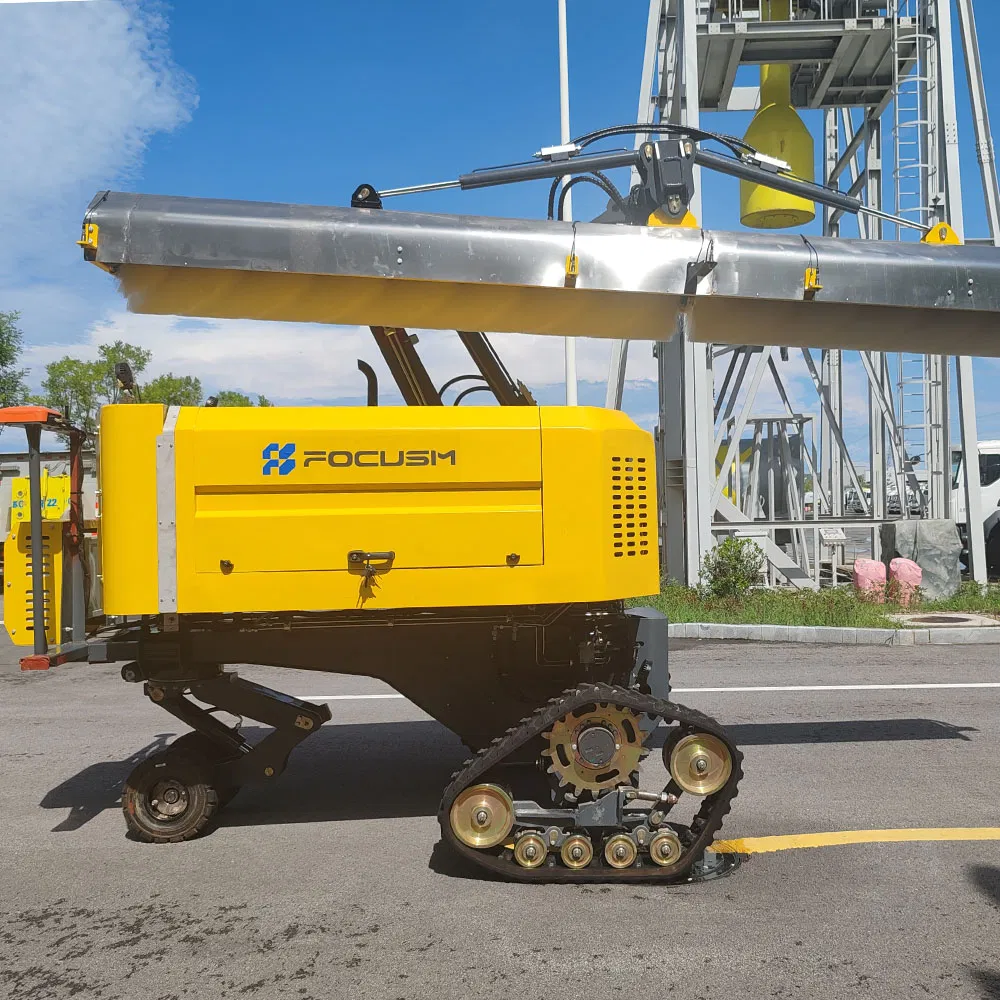 Lightweight Utility-Scale PV Intelligent Cleaning Brush Robot