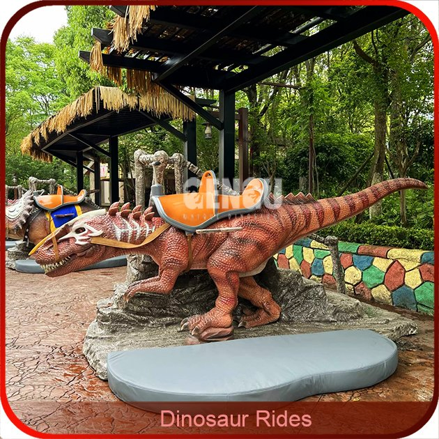 New Riding Dinosaur Machine Outdoor Waterproof 3D Dinosaur Ride Robot