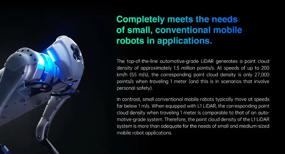 Unitree 4D Lidar L1RM