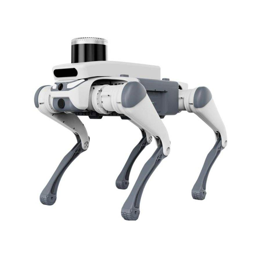 Intelligent WiFi Smart Quadruped Robot Dog Programmable Large Model Metal Bionic Dog for Industrial Application