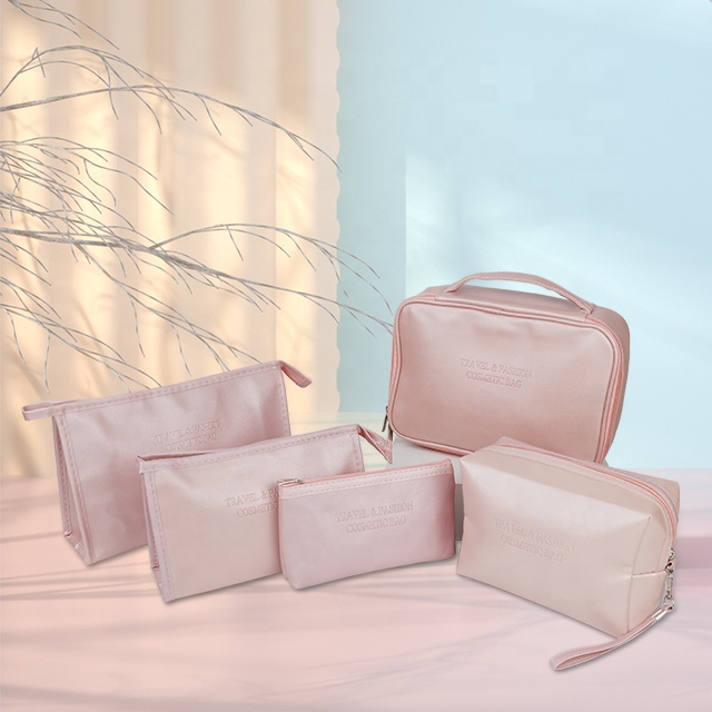 OEM/ODM Waterproof PU Toiletry Pouch Makeup Cosmetic Bag Travel Organizer