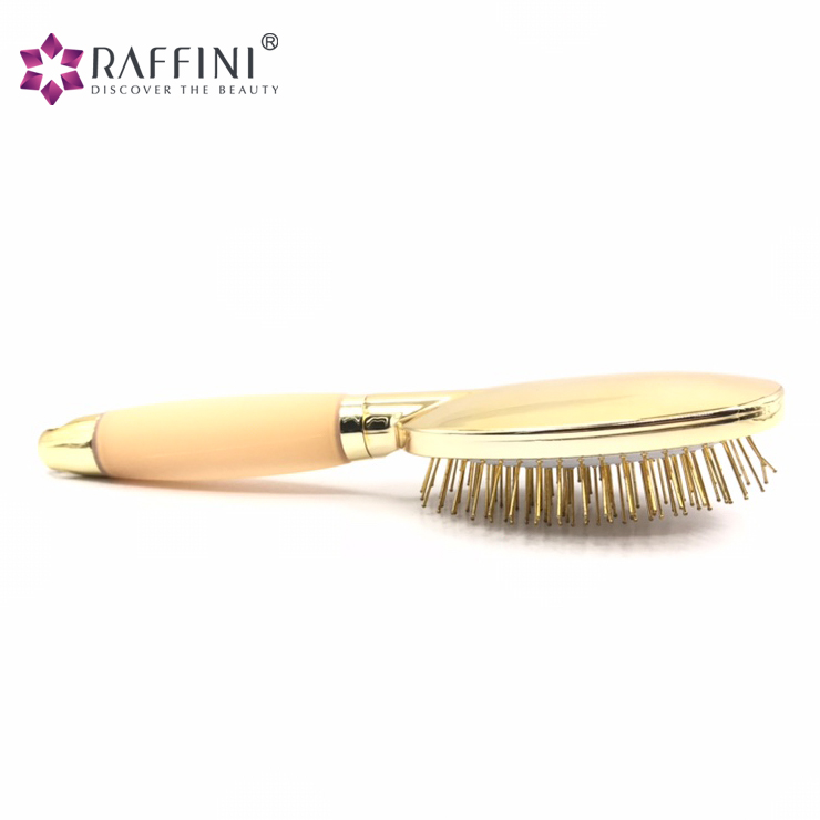 Luxury Gold Cushion Hair Brush Details 4
