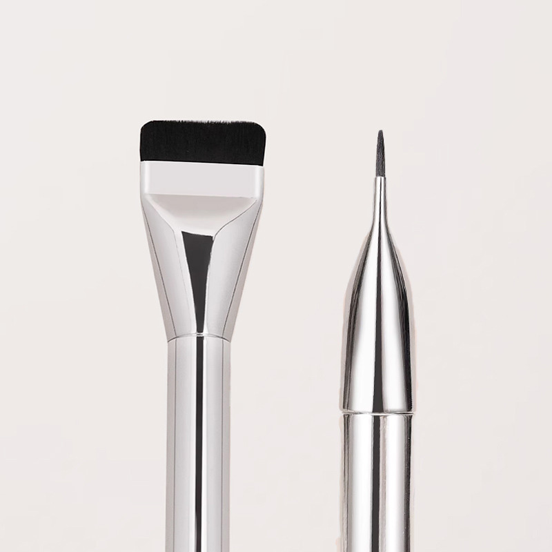 Custom Logo Synthetic Hair Foundation Brush Flat Makeup Brush