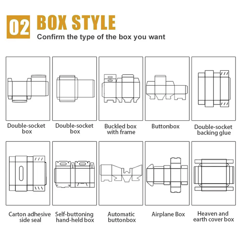 Custom Design Display Cardboard Paper Box Spoons Forks and Knives Packaging Box Set
