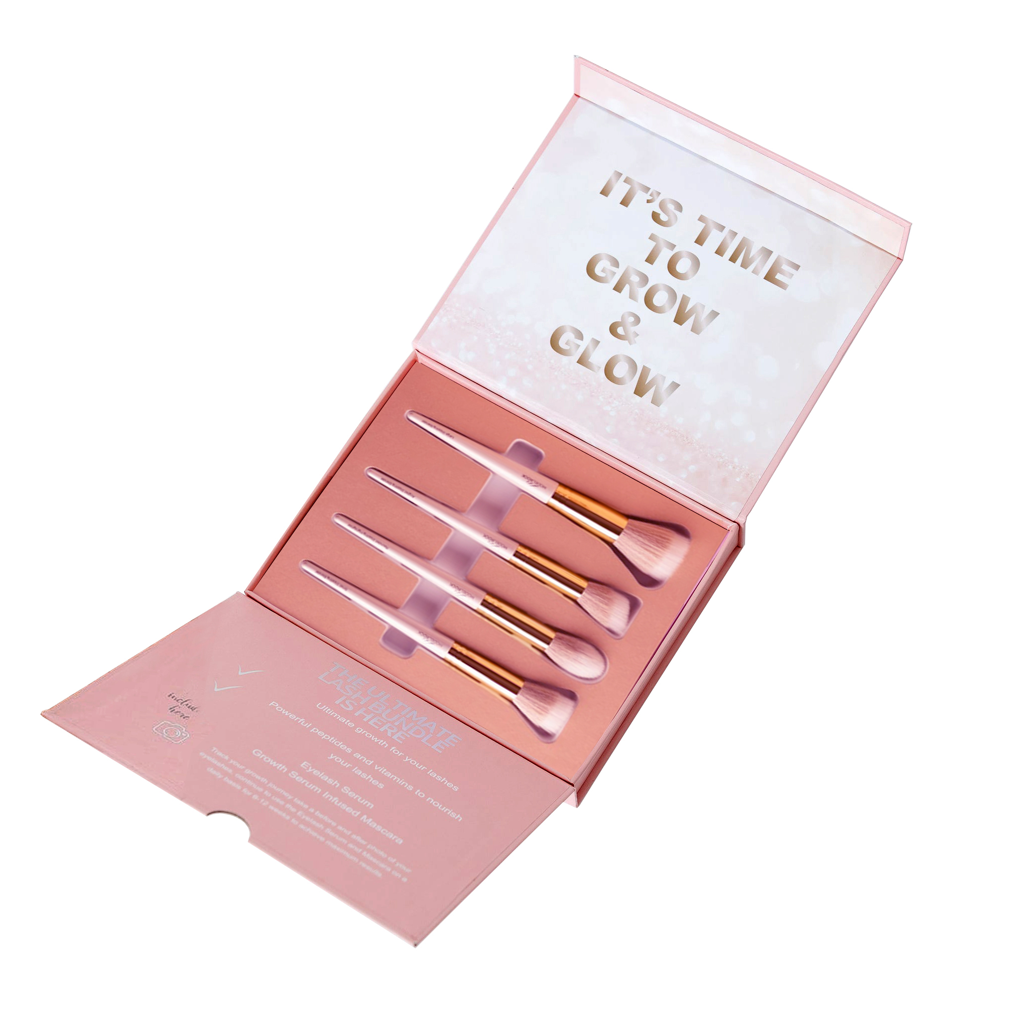 Custom Print Magnetic Makeup Tools Brush Set Packaging Box for Makeup Brushes