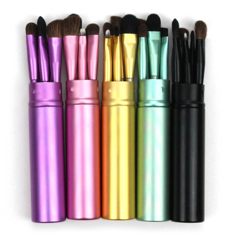 5pcs Professional Travel Portable Mini Eye Makeup Brushes Set