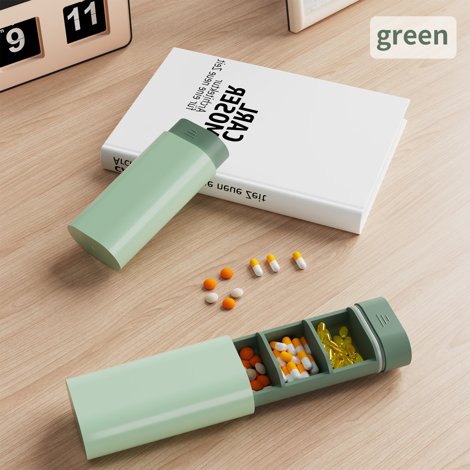 Pills Box Hot Portable Mini Pill Cases Medicine Fish Oils Container Storage 3 Grids Organizer Travel Vitamin Box Small