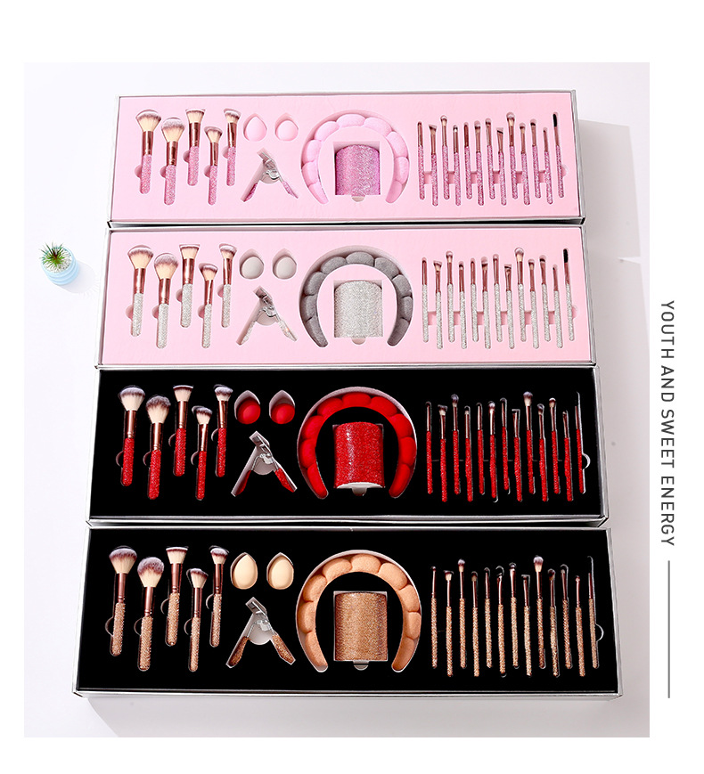 Diamond Bling Makeup Brushes Detail 6