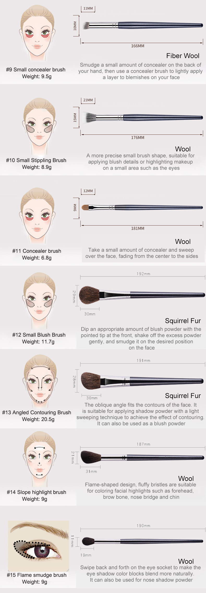 Makeup Brush Detail 7