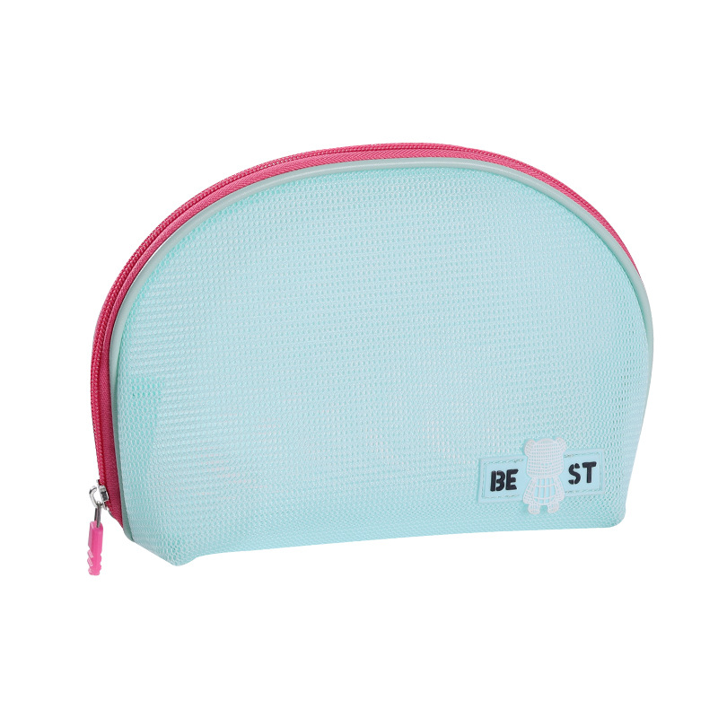 OEM ODM Cosmetic Bag Large Capacity Waterproof Cosmetic Bag Travel Toilet Pouch Soft Mesh Makeup Bag for Women