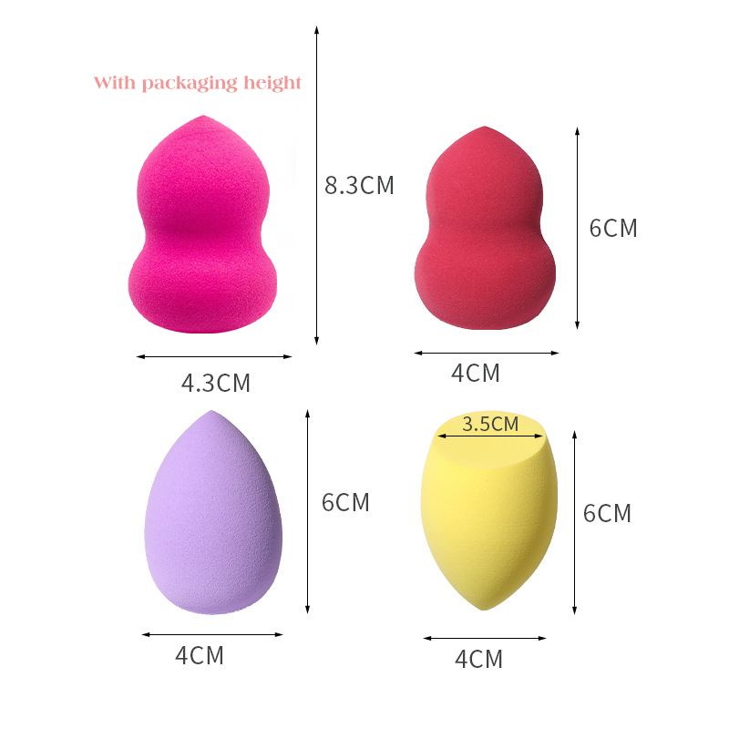 New OEM ODM Custom Natural Cosmetics Tools Accessories Washable Facial Beauty Private Label Super Soft Makeup Blender in Bulk